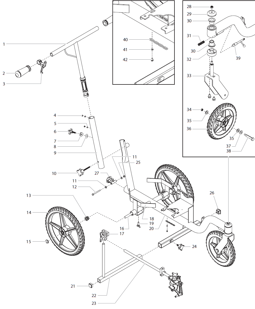 PowrLiner 850 Cart Assembly